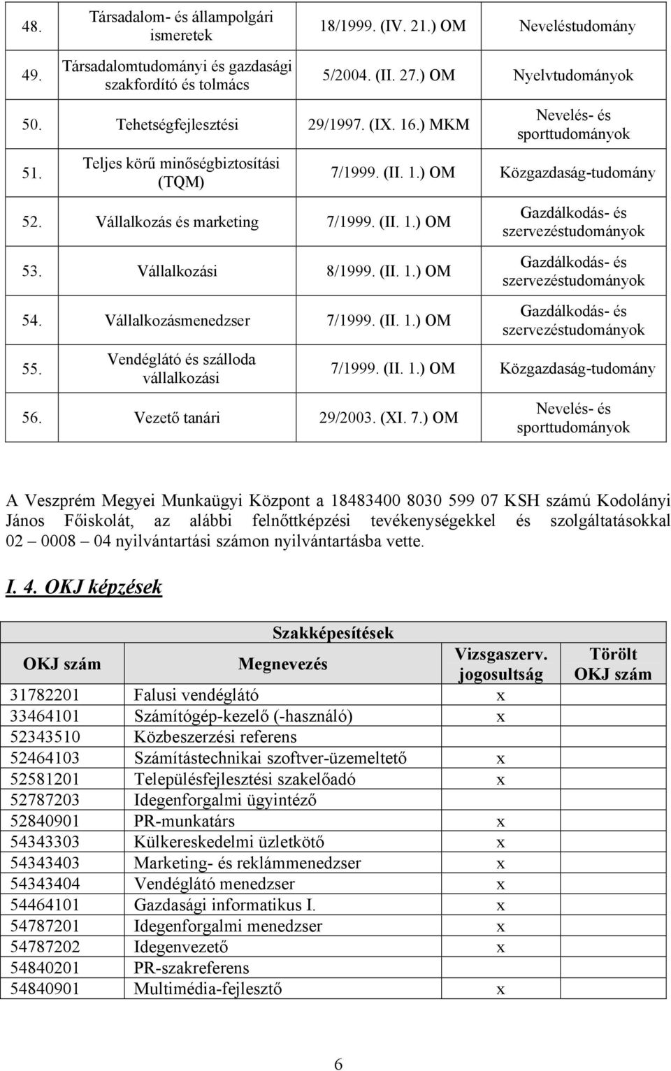 7.) OM 18