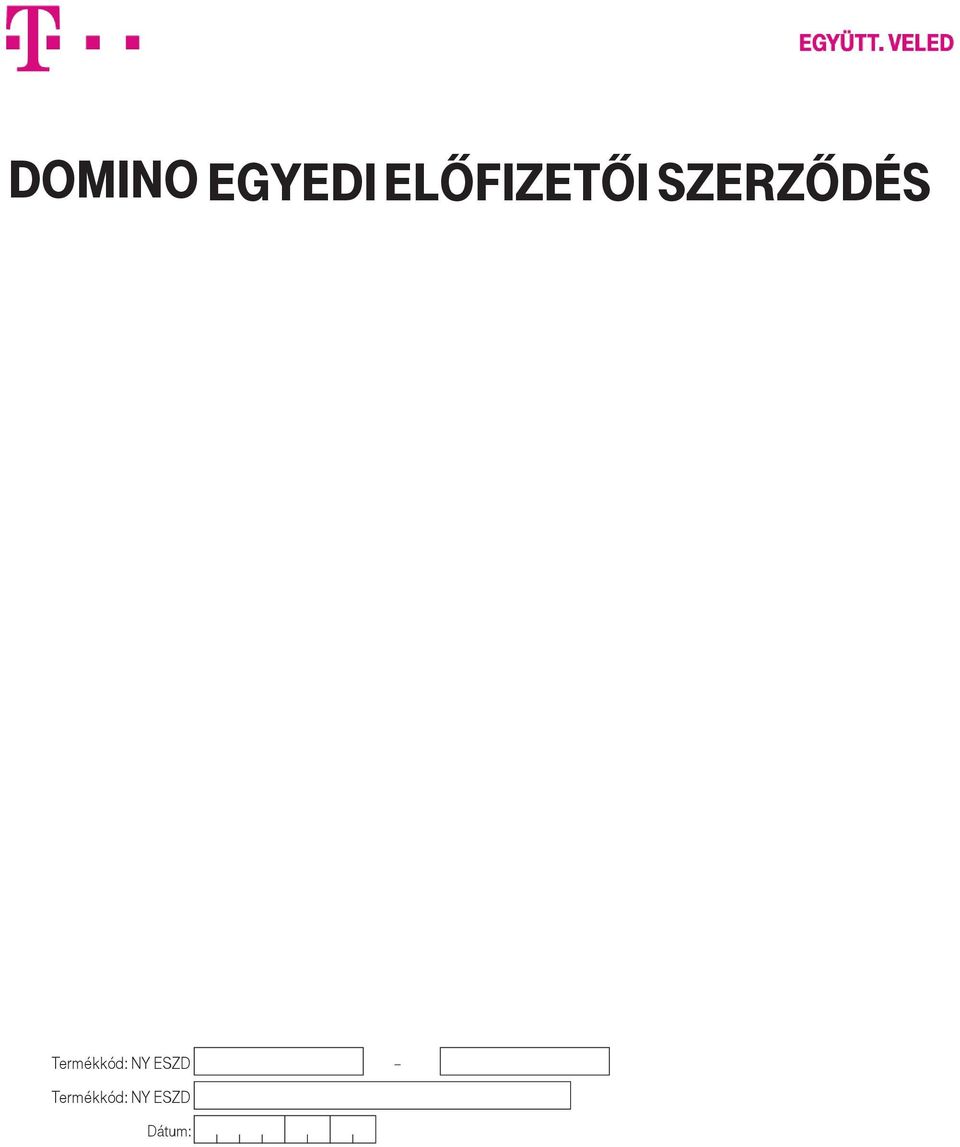 SZERZŐDÉS