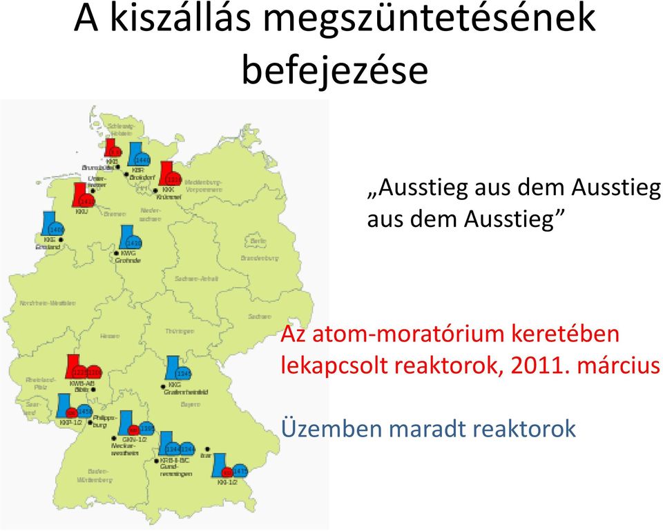Az atom-moratórium keretében lekapcsolt