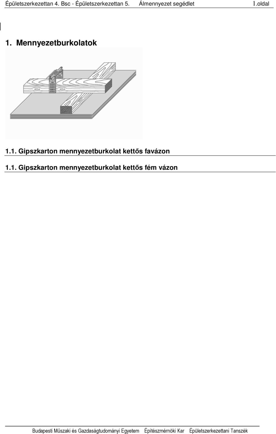 Mennyezetburkolatok 1.