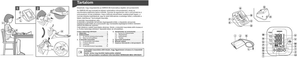 Automata digitális vérnyomásmérő M3-es modell Használati útmutató - PDF  Free Download