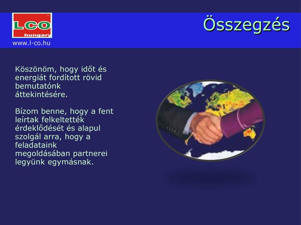 bemutatónk áttekintésére.