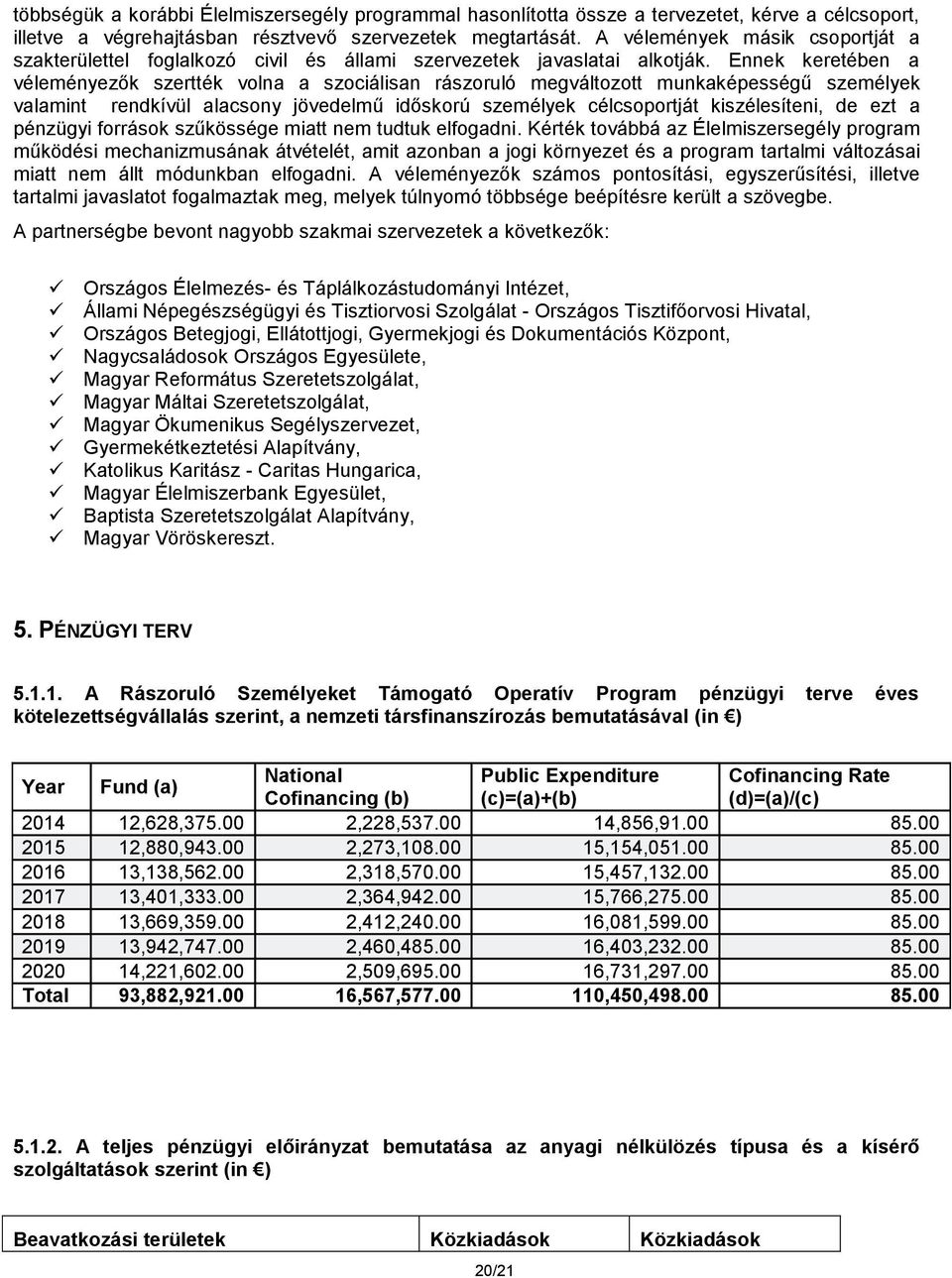 Ennek keretében a véleményezők szertték volna a szociálisan rászoruló megváltozott munkaképességű személyek valamint rendkívül alacsony jövedelmű időskorú személyek célcsoportját kiszélesíteni, de
