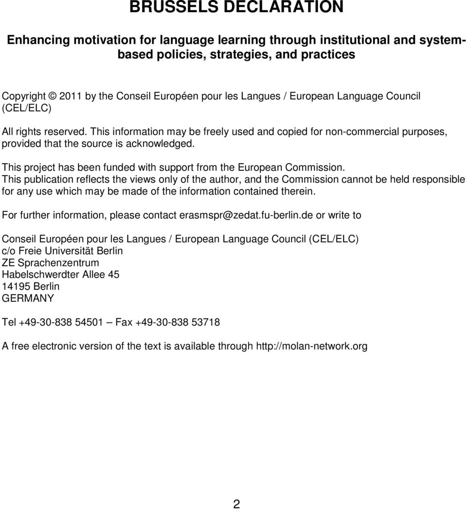This project has been funded with support from the European Commission.