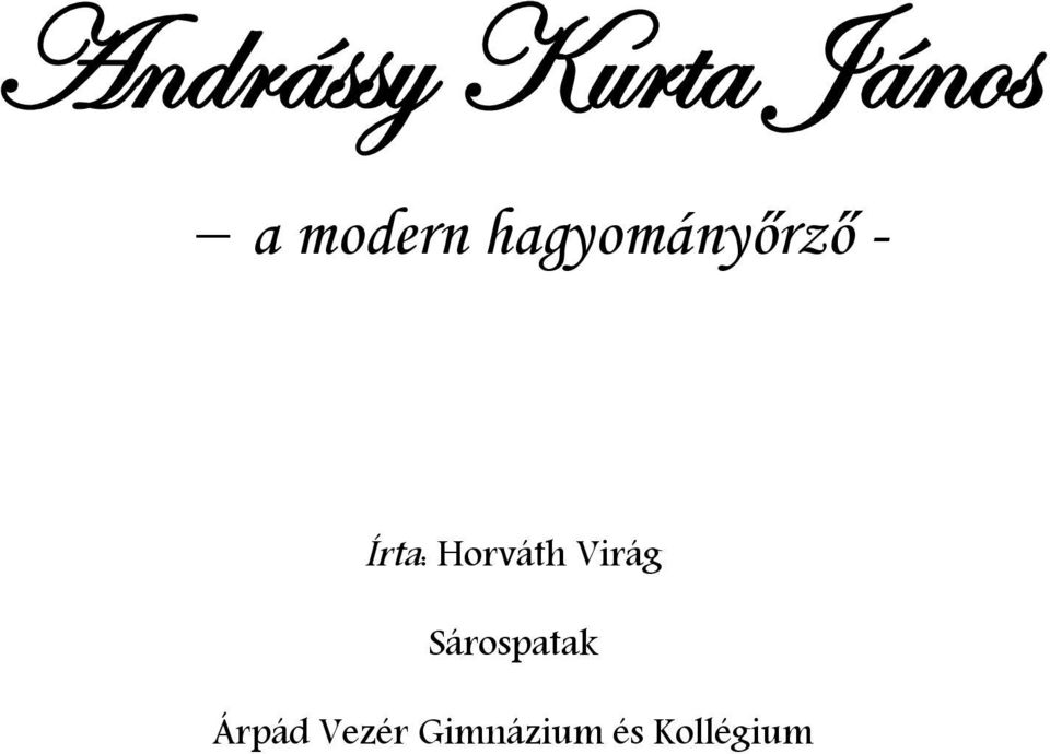 Írta: Horváth Virág
