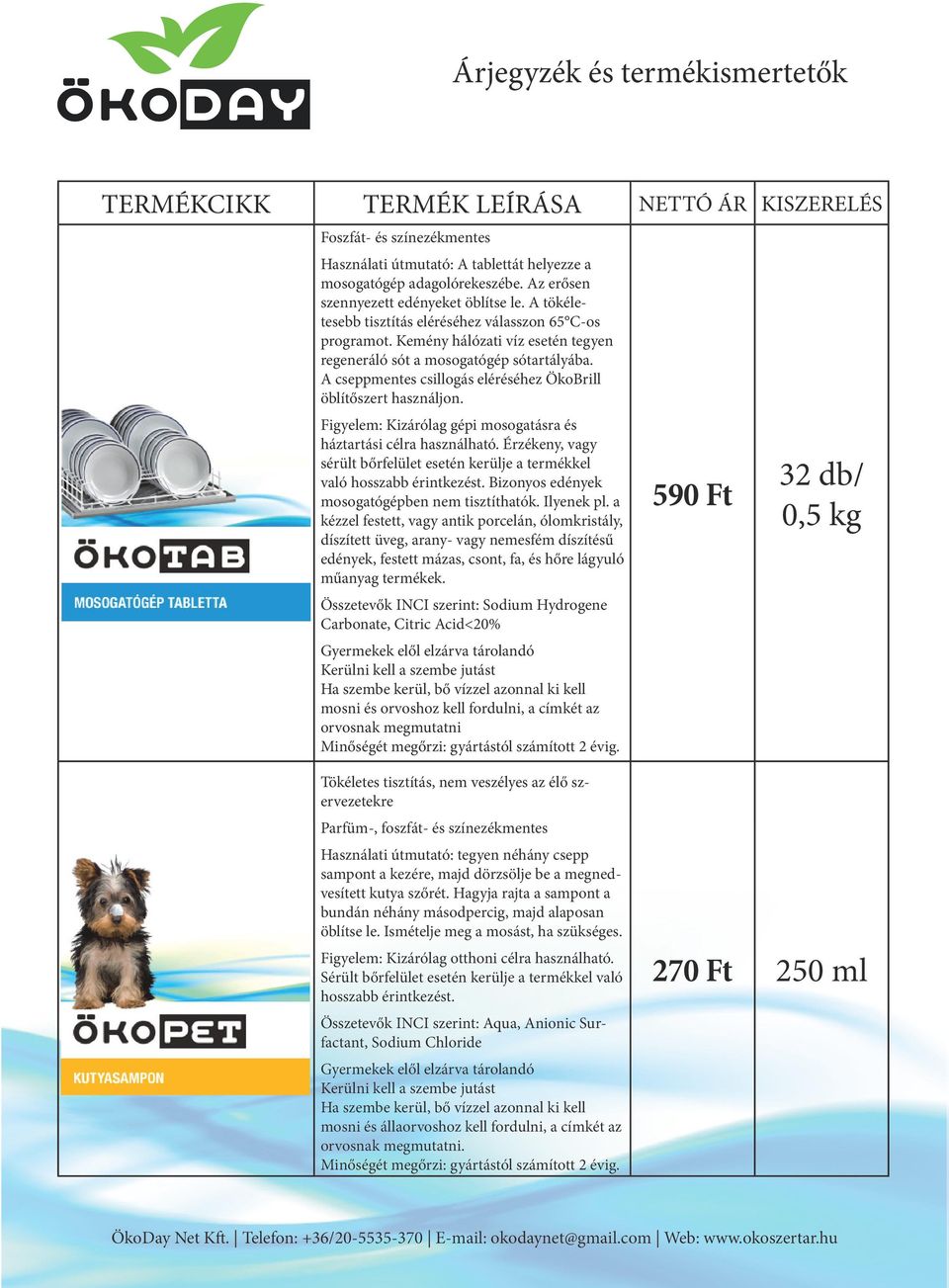 Figyelem: Kizárólag gépi mosogatásra és háztartási célra használható. Érzékeny, vagy sérült bőrfelület esetén kerülje a termékkel Bizonyos edények mosogatógépben nem tisztíthatók. Ilyenek pl.