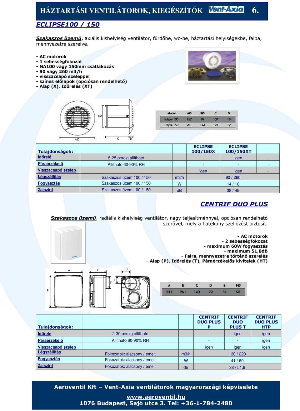 HÁZTARTÁSI VENTILÁTOROK TERMÉKKATALÓGUS - PDF Ingyenes letöltés