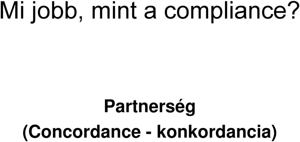 Partnerség