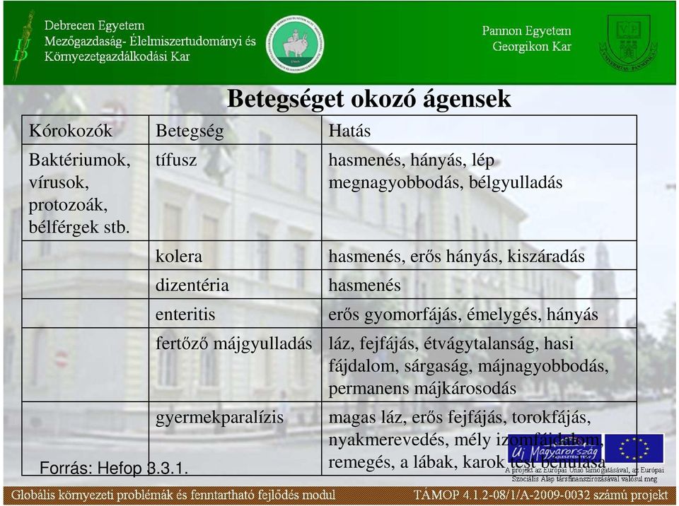 hasmenés, erıs hányás, kiszáradás hasmenés erıs gyomorfájás, émelygés, hányás láz, fejfájás, étvágytalanság, hasi fájdalom,