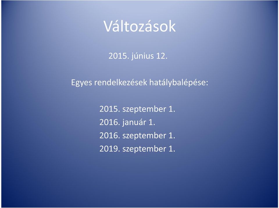 hatálybalépése: 2015. szeptember 1.