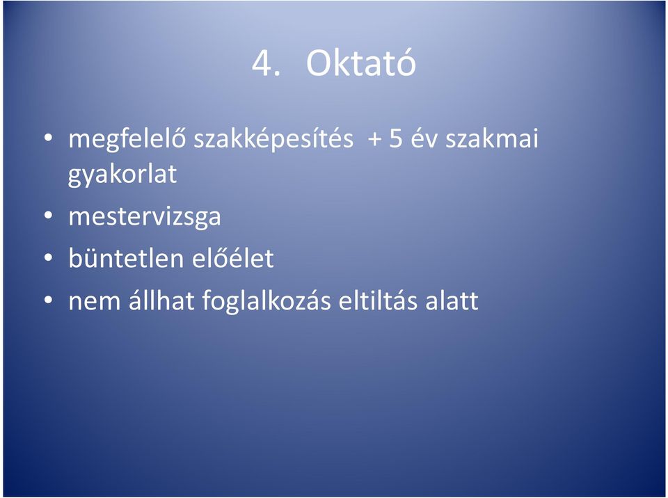 gyakorlat mestervizsga