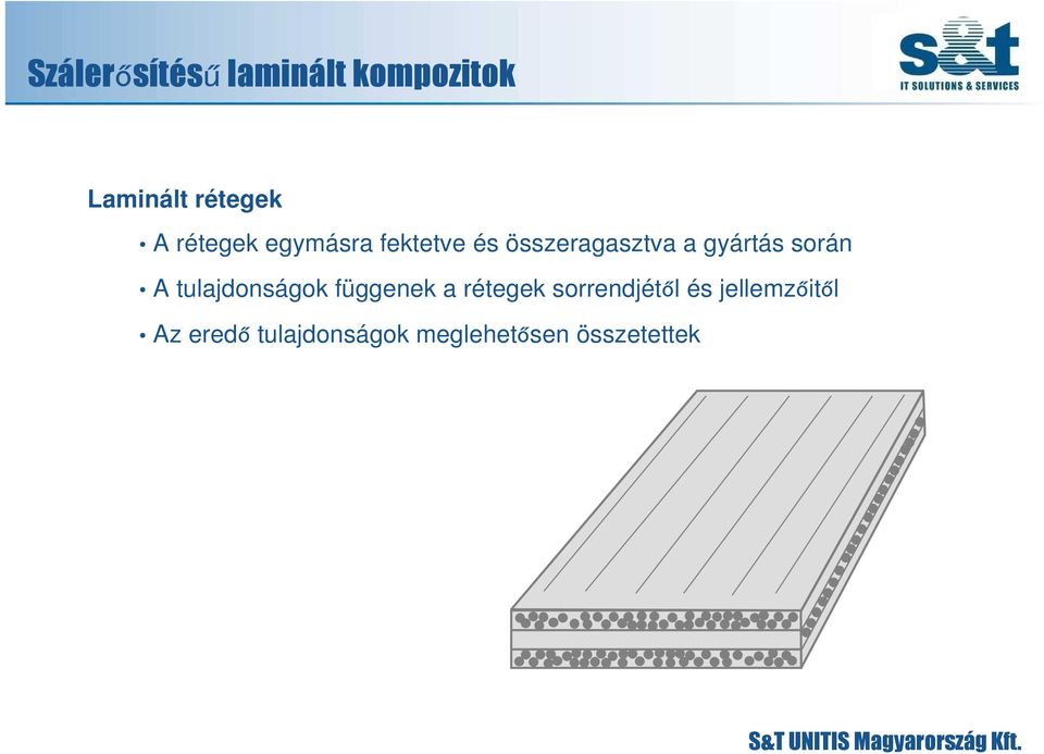 során A tulajdonságok függenek a rétegek sorrendjétől