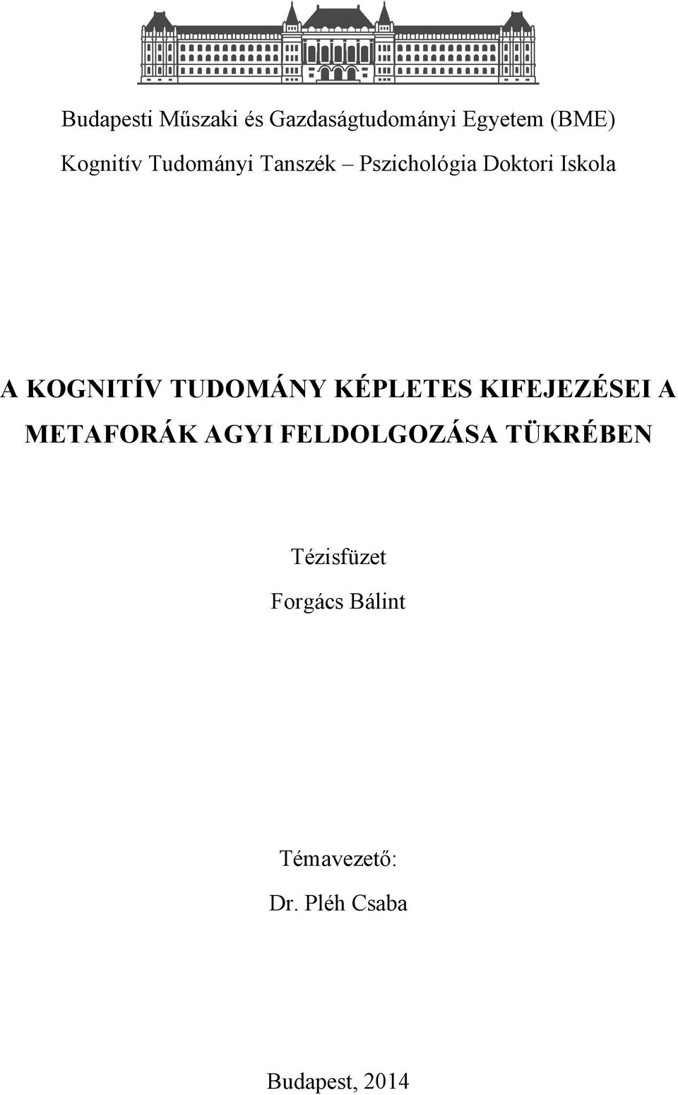 TUDOMÁNY KÉPLETES KIFEJEZÉSEI A METAFORÁK AGYI FELDOLGOZÁSA