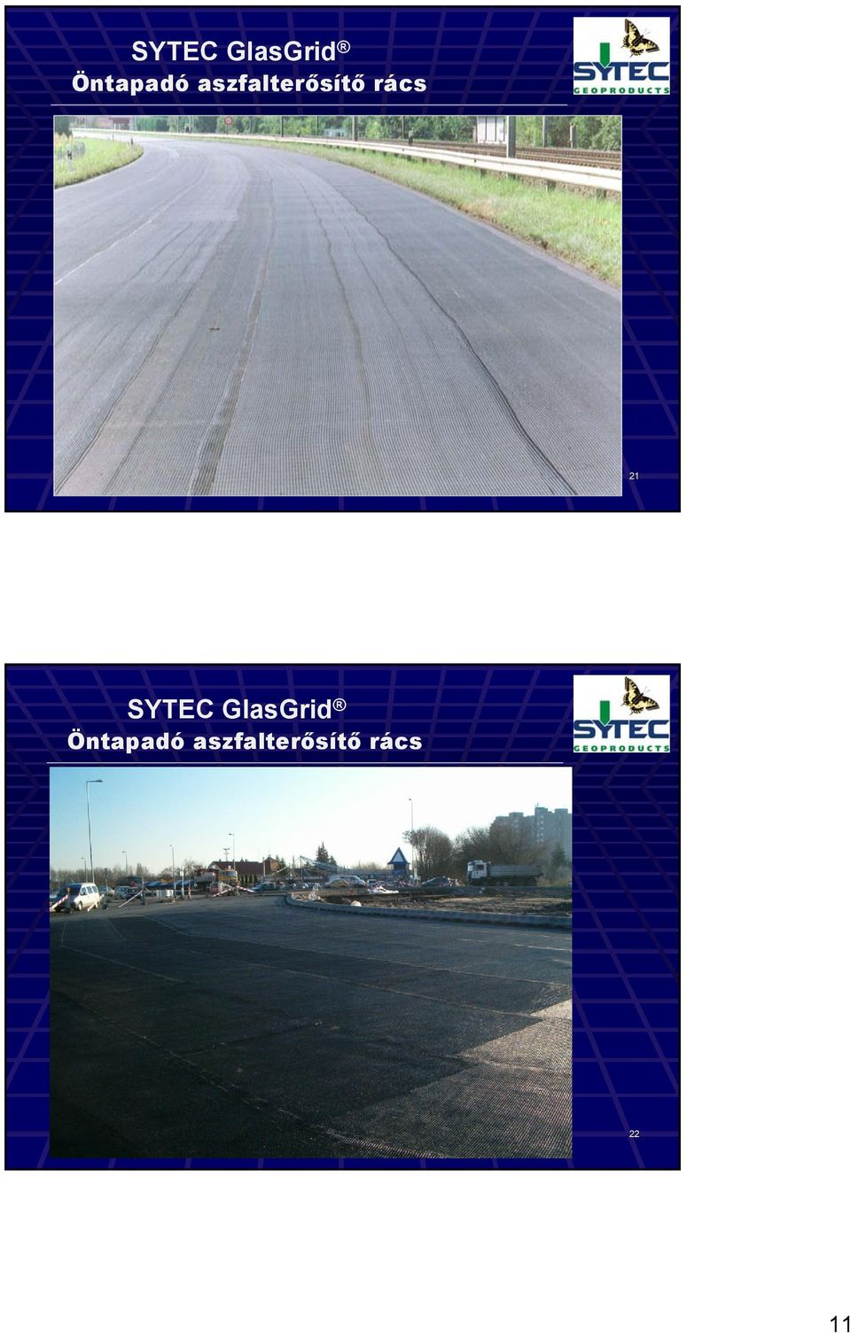 aszfalterősítő rács 22