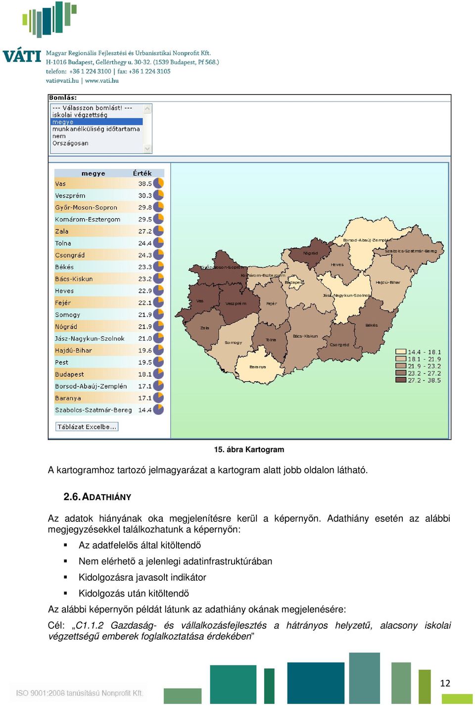 Adathiány esetén az alábbi megjegyzésekkel találkozhatunk a képernyőn: Az adatfelelős által kitöltendő Nem elérhető a jelenlegi