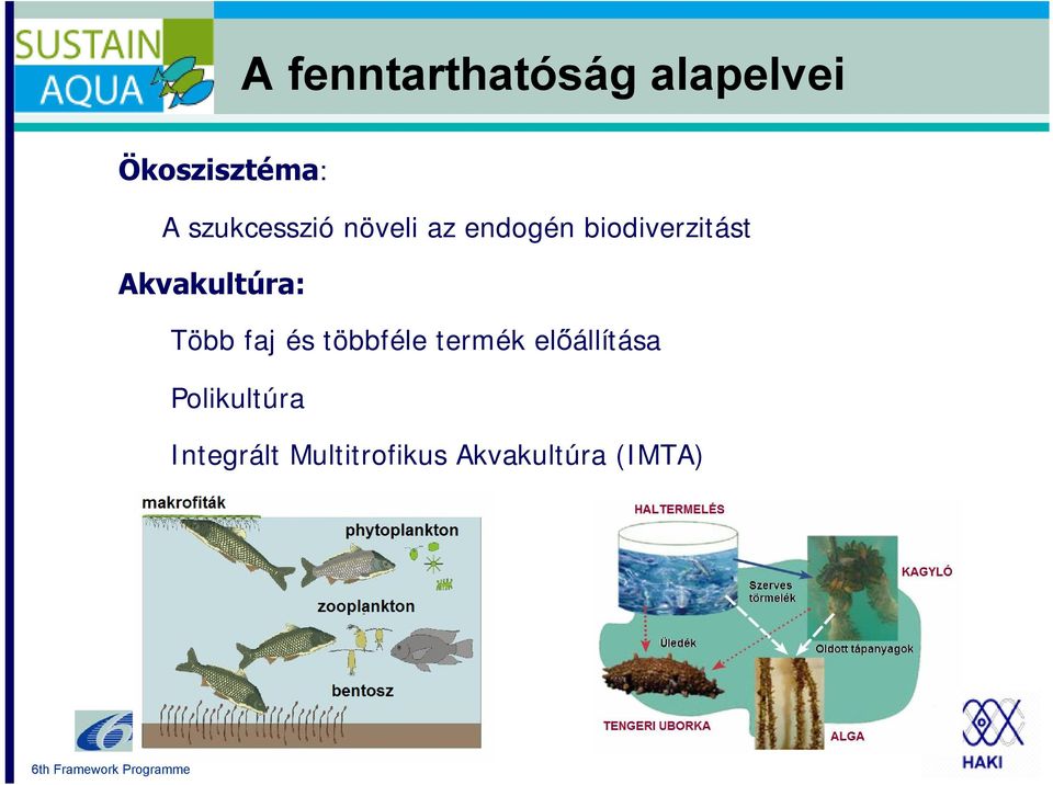 Akvakultúra: Több faj és többféle termék