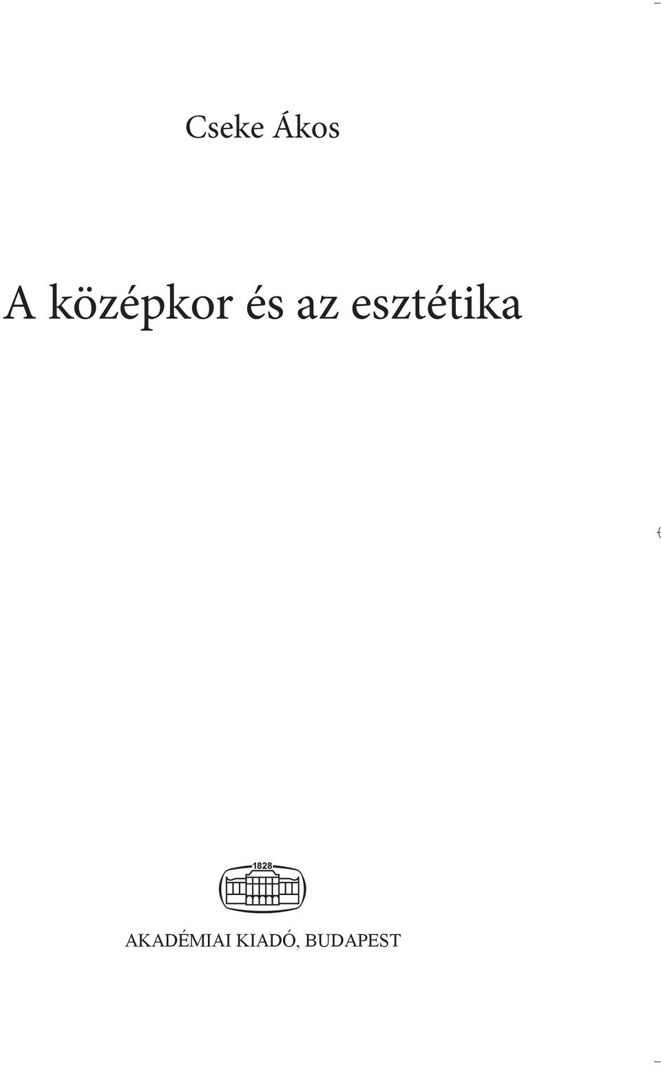 esztétika