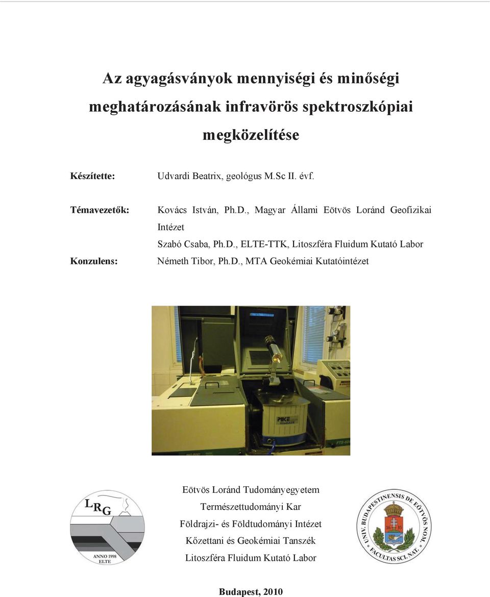 , Magyar Állami Eötvös Loránd Geofizikai Intézet Szabó Csaba, Ph.D.