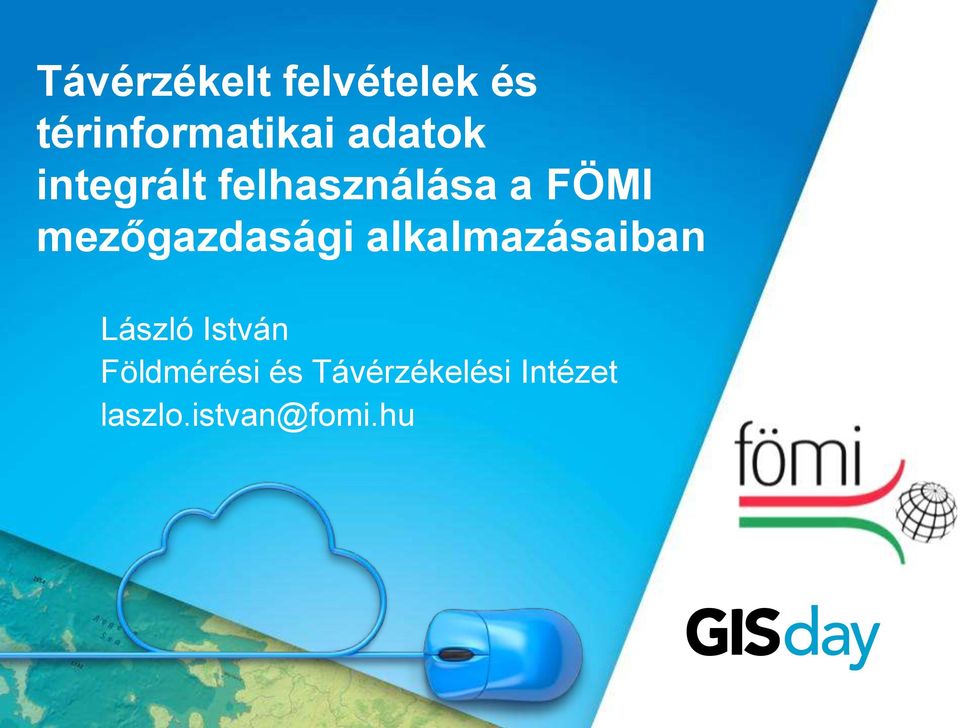 mezőgazdasági alkalmazásaiban László István
