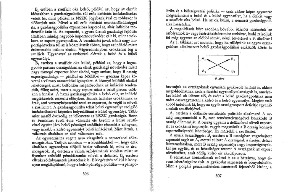 Az expanzió, a gyors ütemű gazdasági fejlődés általában mindig nagyobb importnövekedést vált ki, mint amekkora az export gyarapodása.
