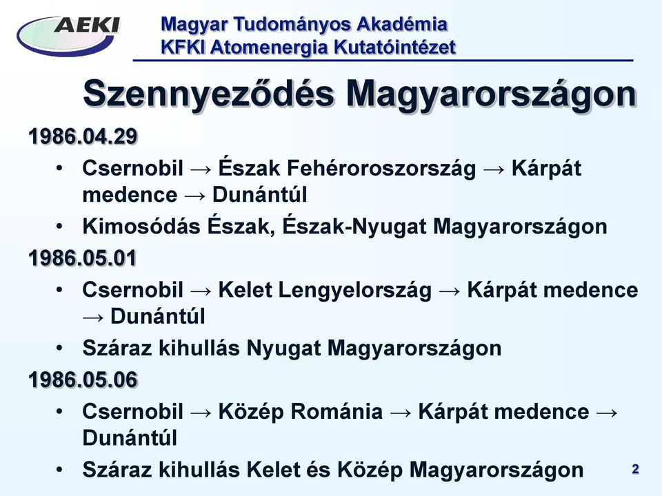 Észak-Nyugat Magyarországon 1986.05.