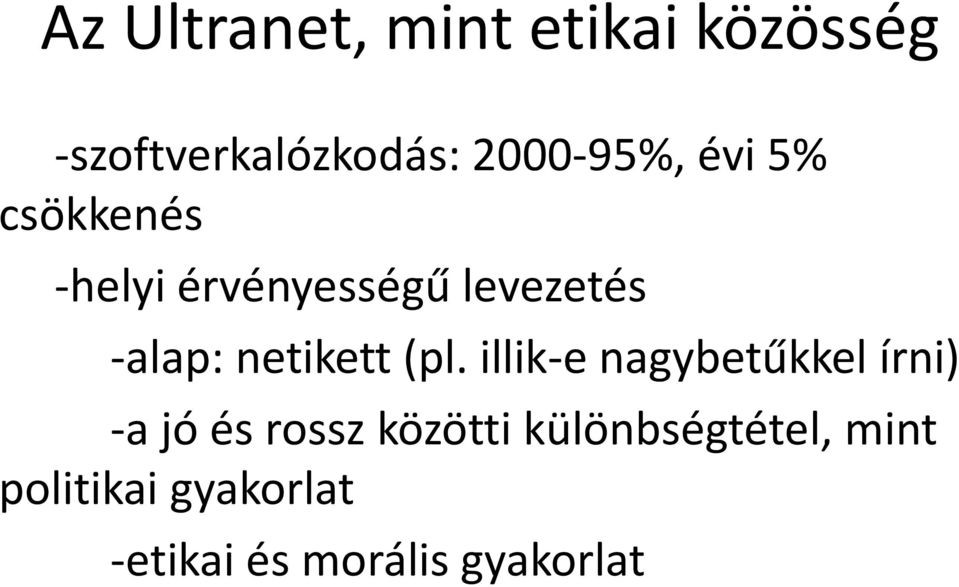 -alap: netikett (pl.