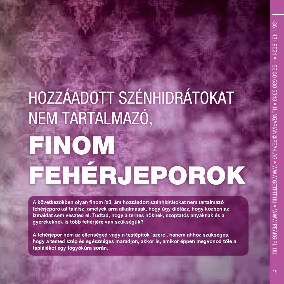 Tudtad, hogy a terhes nőknek, szoptatós anyáknak és a gyerekeknek is több fehérjére van szükségük?