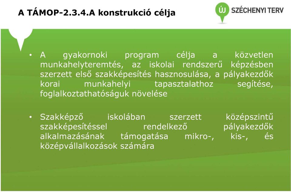 képzésben szerzett első szakképesítés hasznosulása, a pályakezdők korai munkahelyi tapasztalathoz