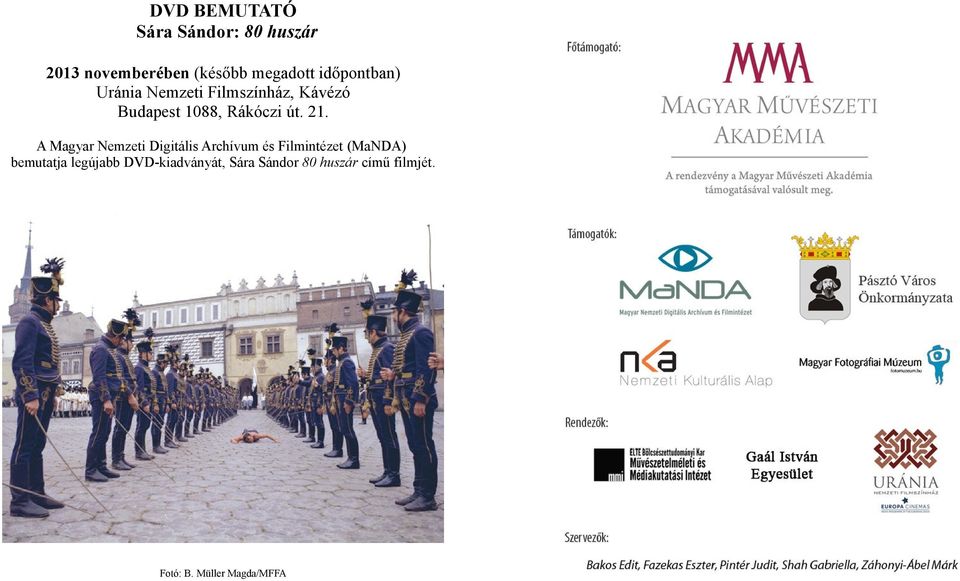 A Magyar Nemzeti Digitális Archívum és Filmintézet (MaNDA) bemutatja