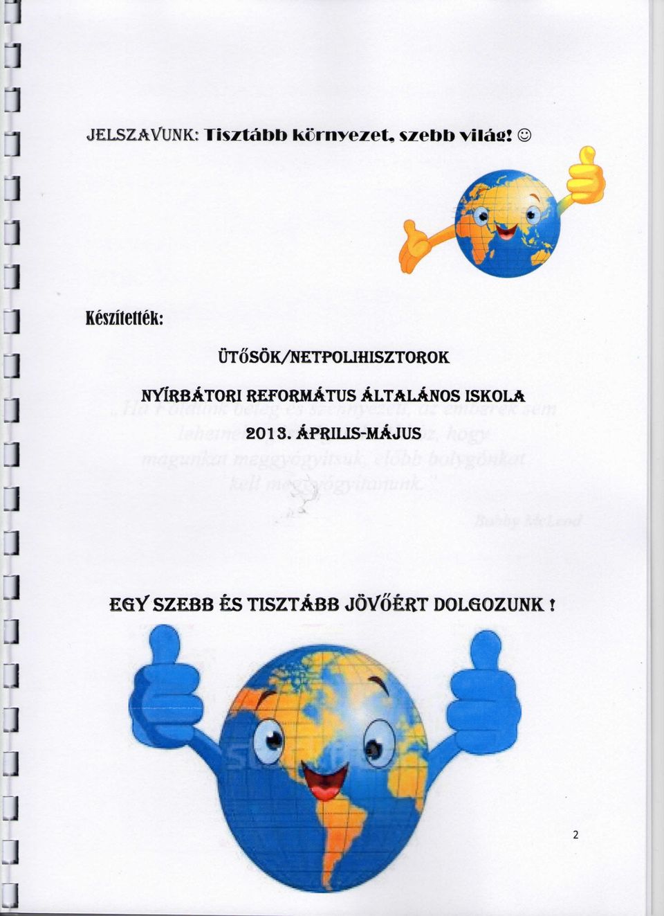 NYlRBATORI REFORMATUS ALTALANOS ISKOLA 2013.