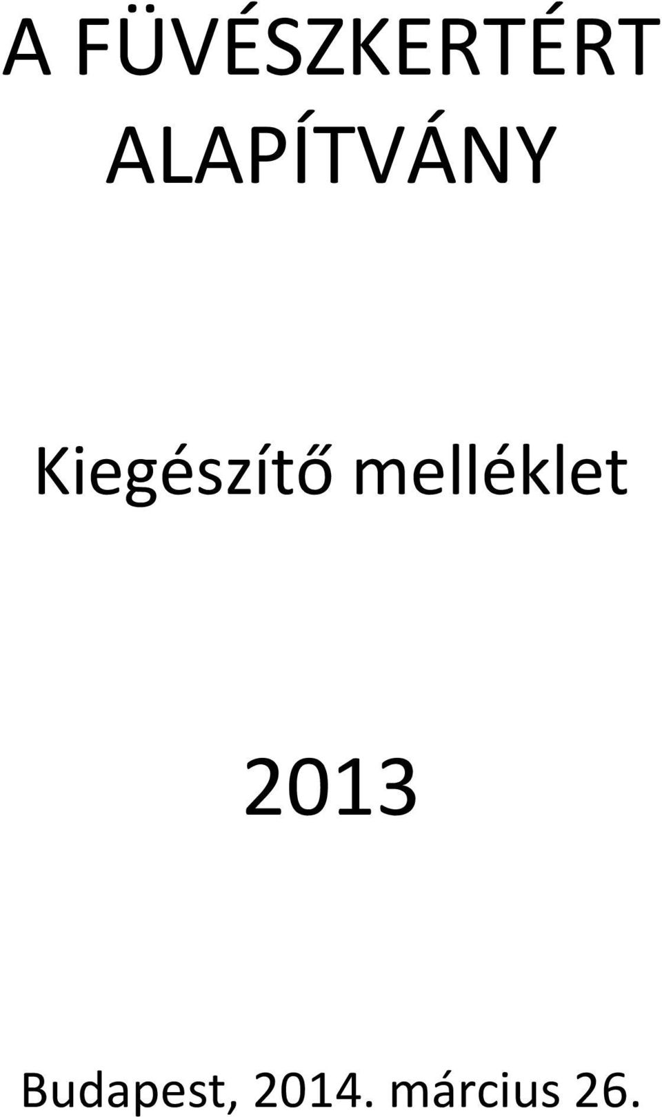 Kiegészítő