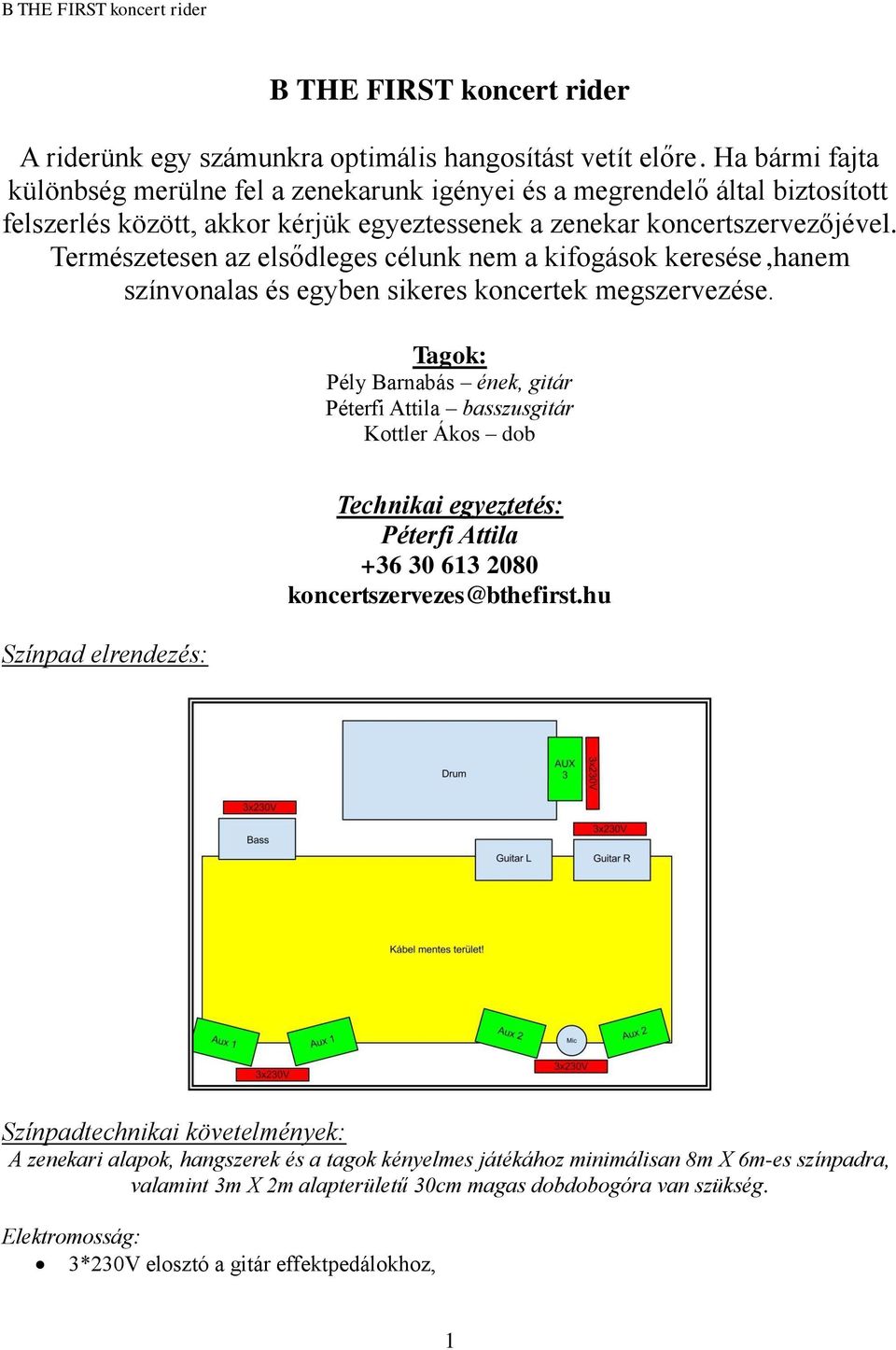 Természetesen az elso dleges célunk nem a kifogások keresése,hanem színvonalas és egyben sikeres koncertek megszervezése.