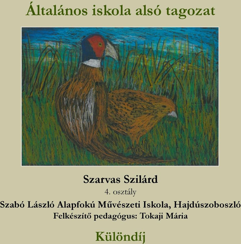 osztály Szabó László Alapfokú