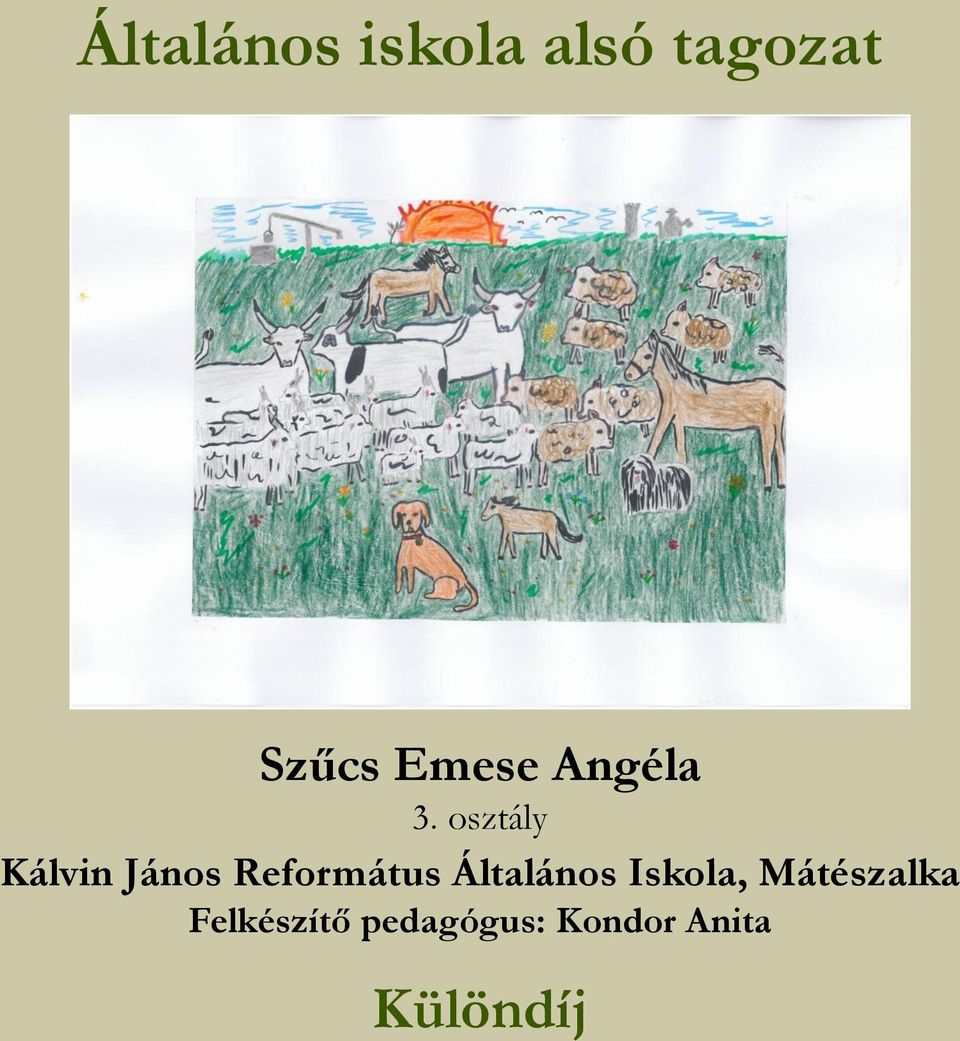 osztály Kálvin János Református