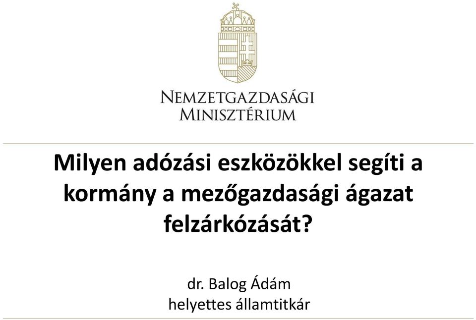 mezőgazdasági ágazat
