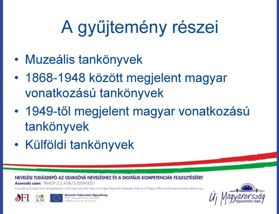 vonatkozású tankönyvek 1949-től megjelent