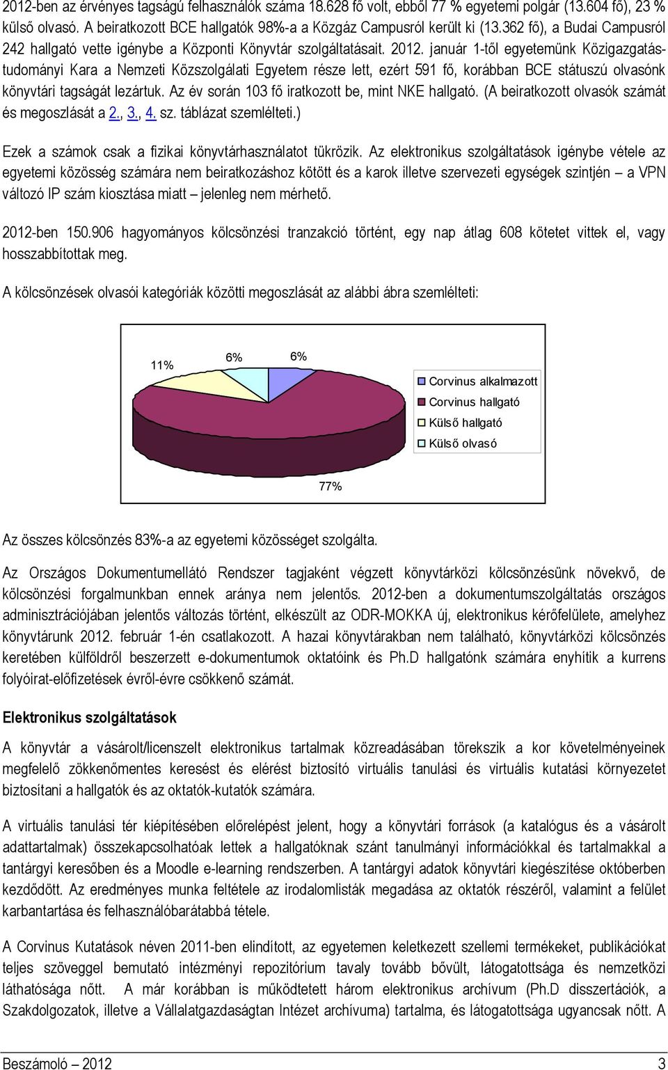 január 1-től egyetemünk Közigazgatástudományi Kara a Nemzeti Közszolgálati Egyetem része lett, ezért 591 fő, korábban BCE státuszú olvasónk könyvtári tagságát lezártuk.