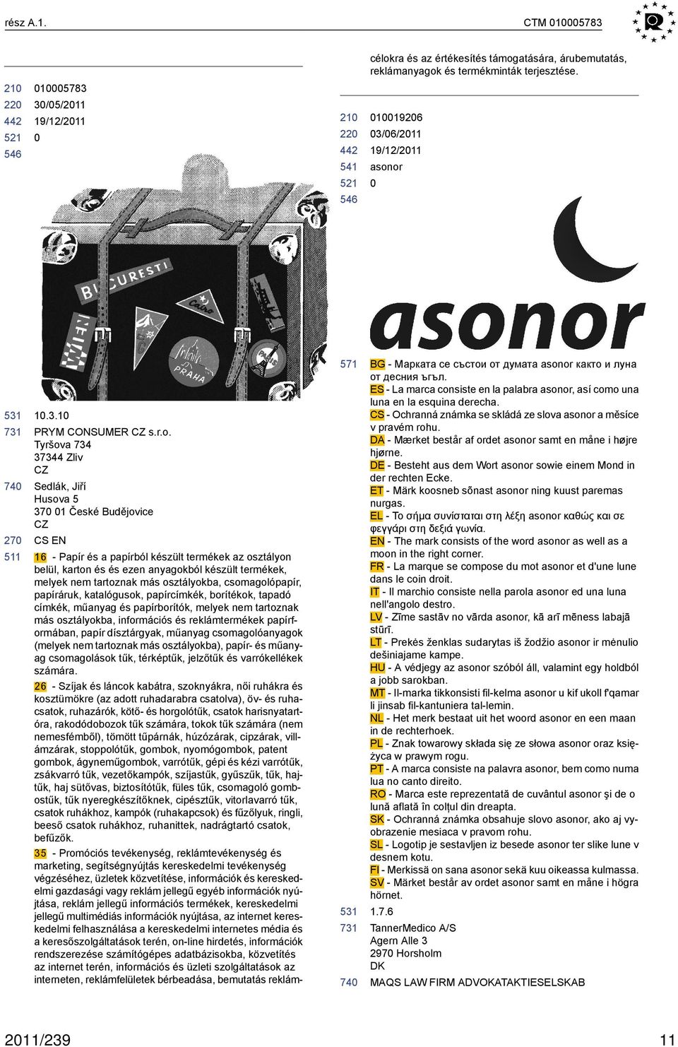 atására, árubemutatás, reklámanyagok