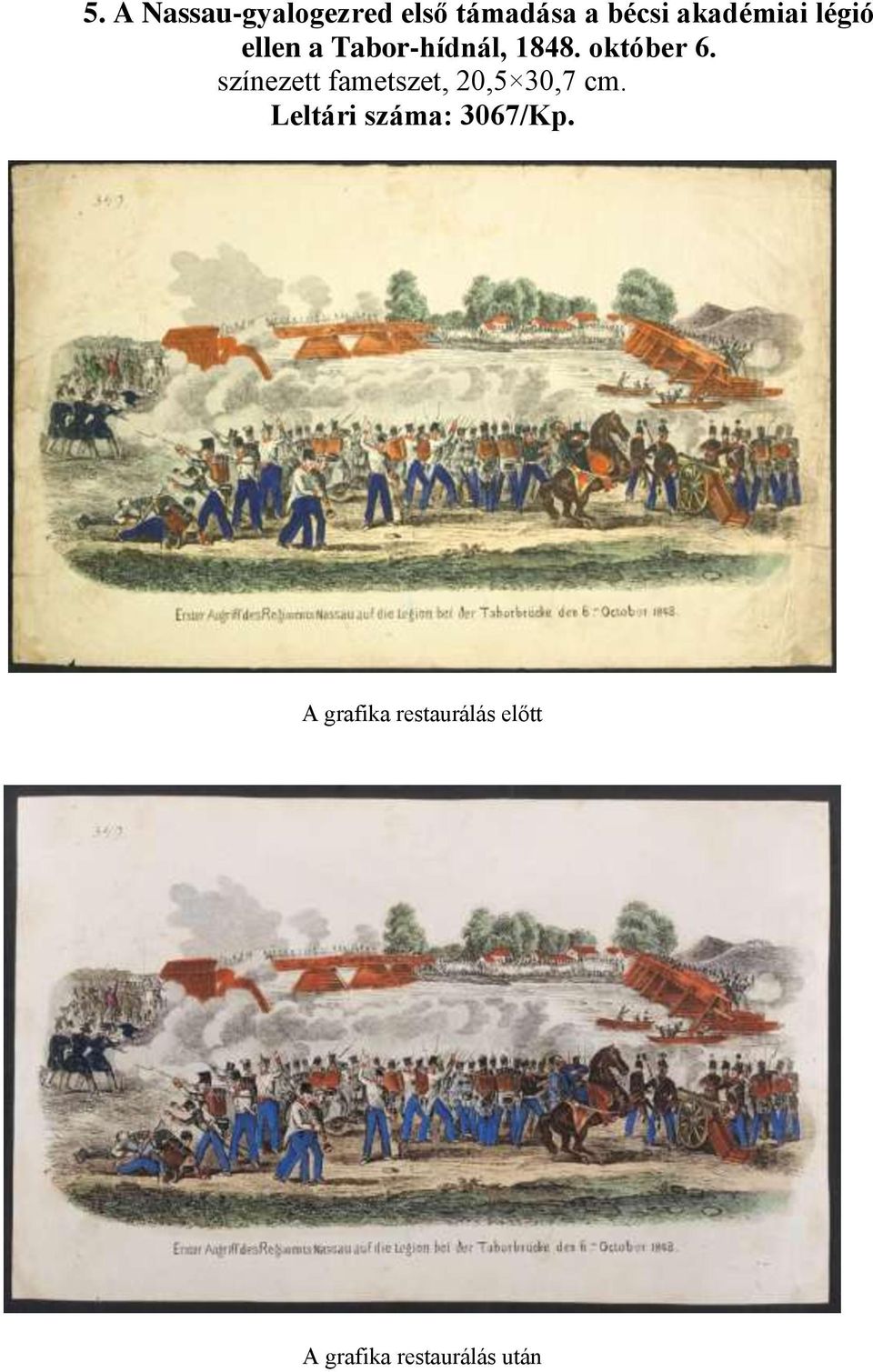 Tabor-hídnál, 1848. október 6.