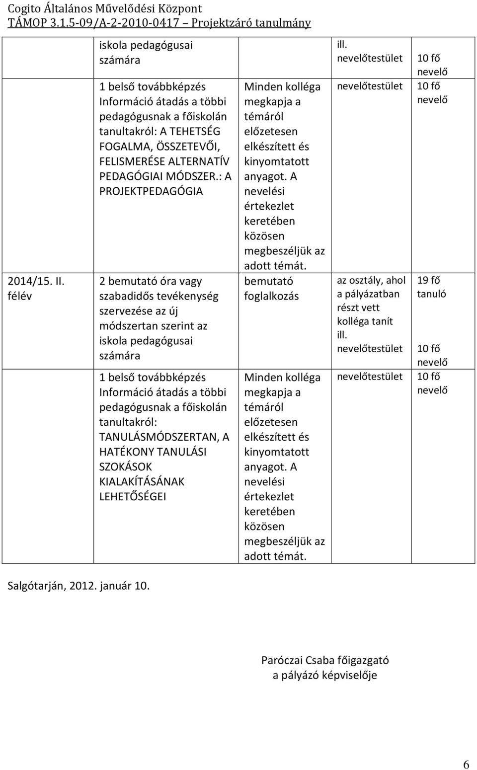 PEDAGÓGIAI MÓDSZER.