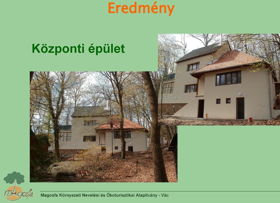 épület