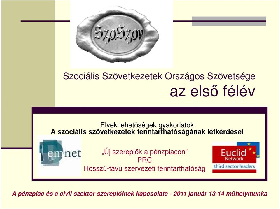 létkérdései Új szereplők a pénzpiacon PRC Hosszú-távú szervezeti