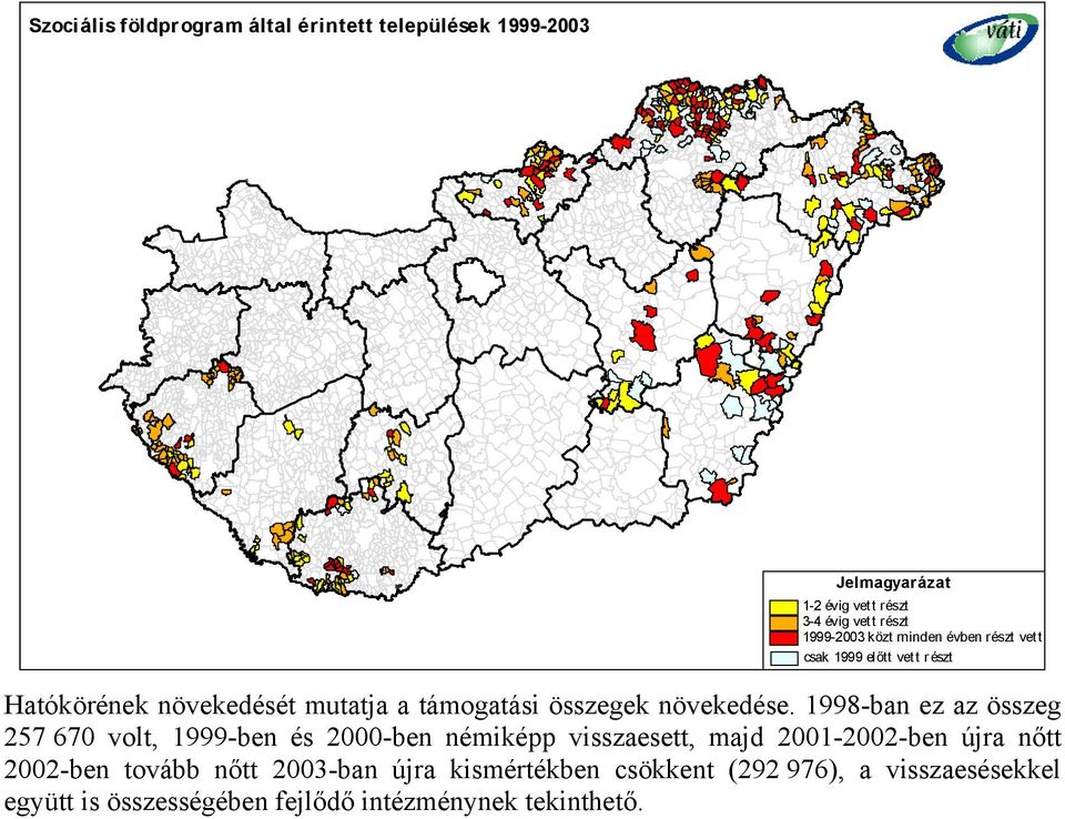 1998-ban ez az összeg 257 670 volt, 1999-ben és 2000-ben némiképp visszaesett, majd 2001-2002-ben újra nőtt 2002-ben