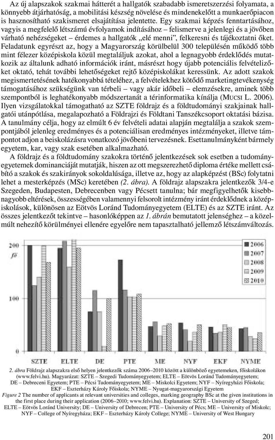 Egy szakmai képzés fenntartásához, vagyis a megfelelő létszámú évfolyamok indításához felismerve a jelenlegi és a jövőben várható nehézségeket érdemes a hallgatók elé menni, felkeresni és