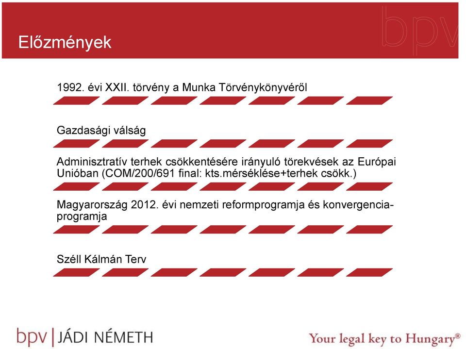 csökkentésére irányuló törekvések az Európai Unióban (COM/200/691 final: