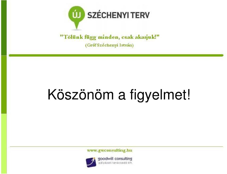 figyelmet!