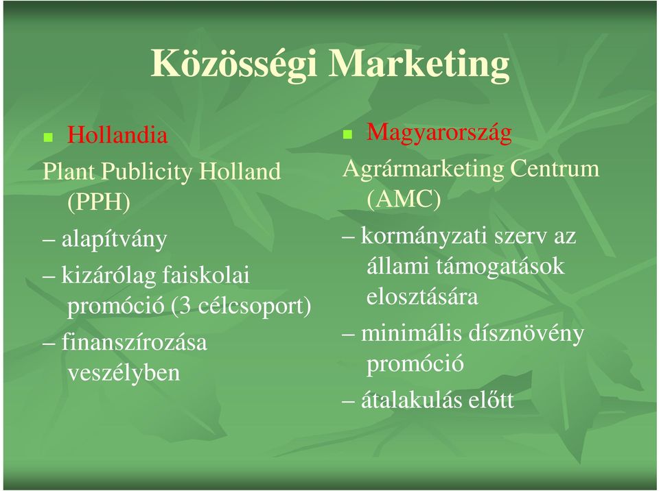 Magyarország Agrármarketing Centrum (AMC) kormányzati szerv az állami