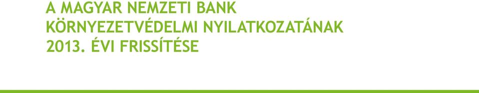 Környezetvédelmi