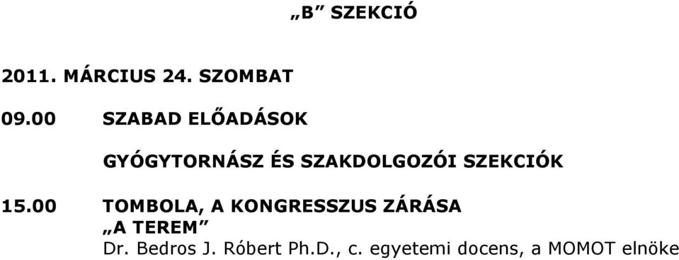 SZEKCIÓK 5.