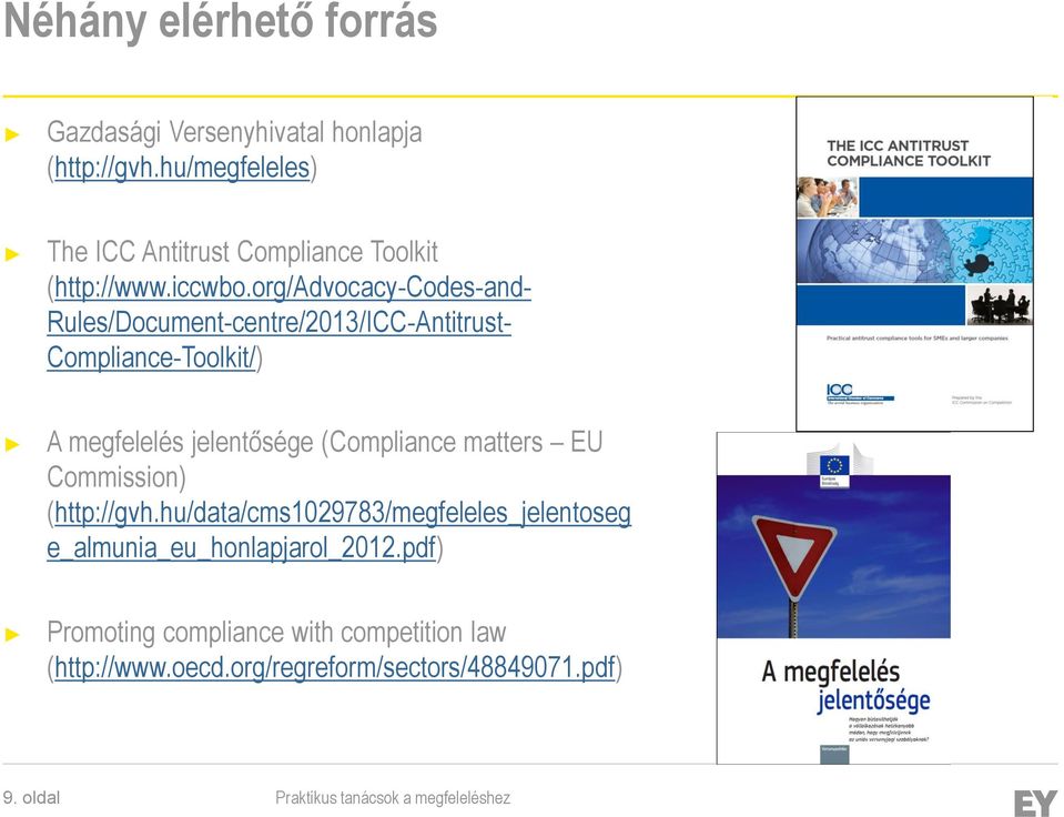 org/advocacy-codes-and- Rules/Document-centre/2013/ICC-Antitrust- Compliance-Toolkit/) A megfelelés jelentősége